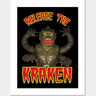 Release the Kraken - 80s Clash of the Titans Toy Posters and Art